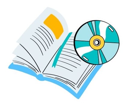 Logo Livre accompagné d'un cd